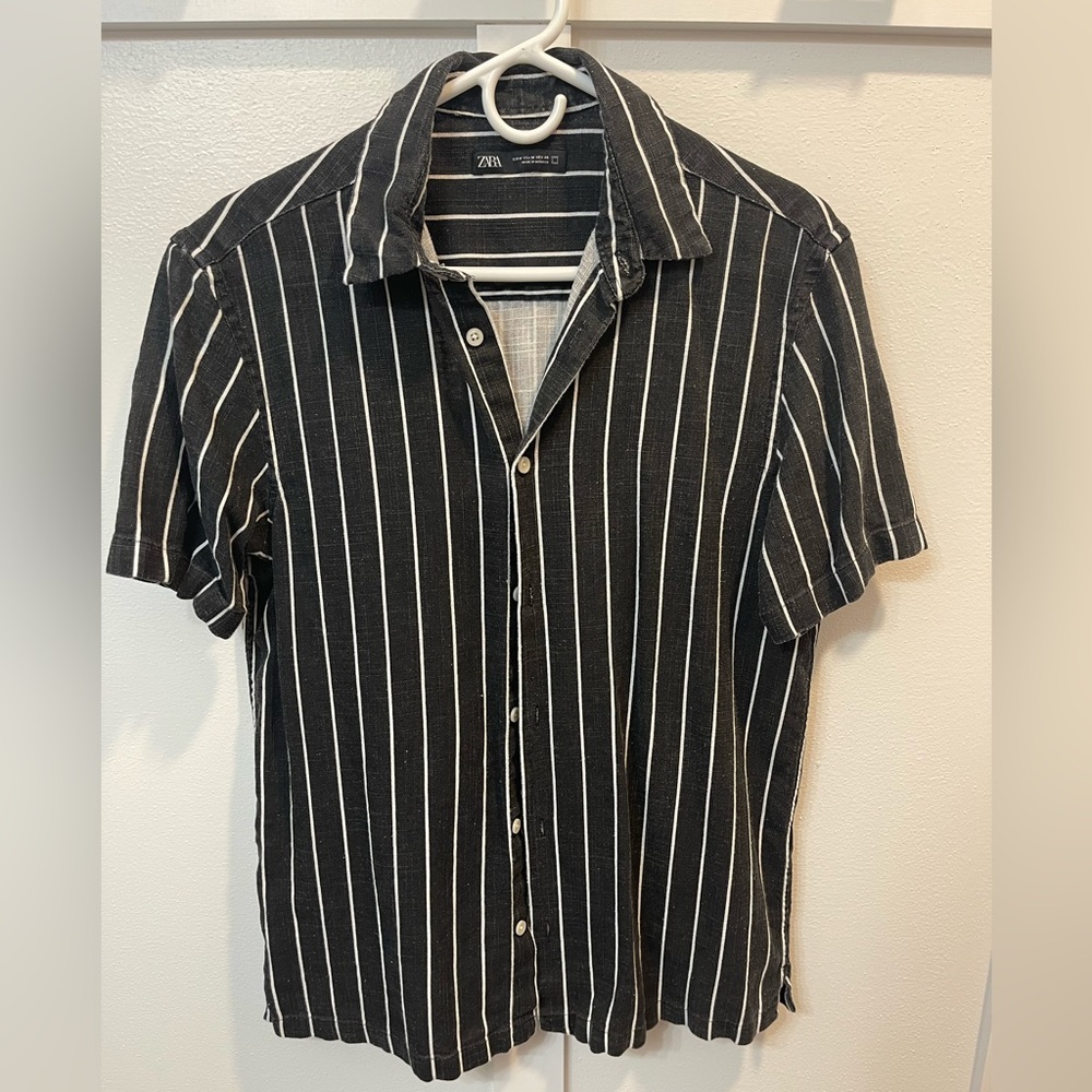 Zara Striped Button Up
